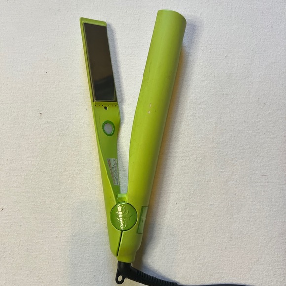 Tyme‎ Iron Pro 2 in 1 Flat Iron Curler Curling Limelight Green Works - Picture 3 of 10